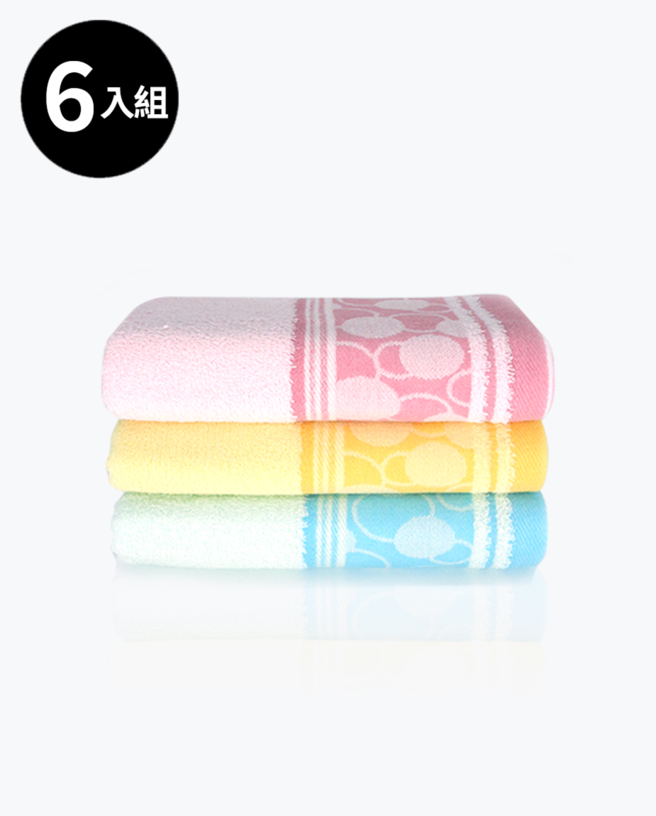 【三花】幸福水玉6條-顏色隨機 TF303