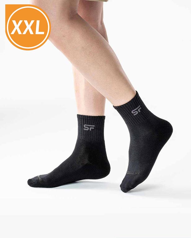 【大尺寸】1/2男女適用專業運動襪.襪子 SX0446