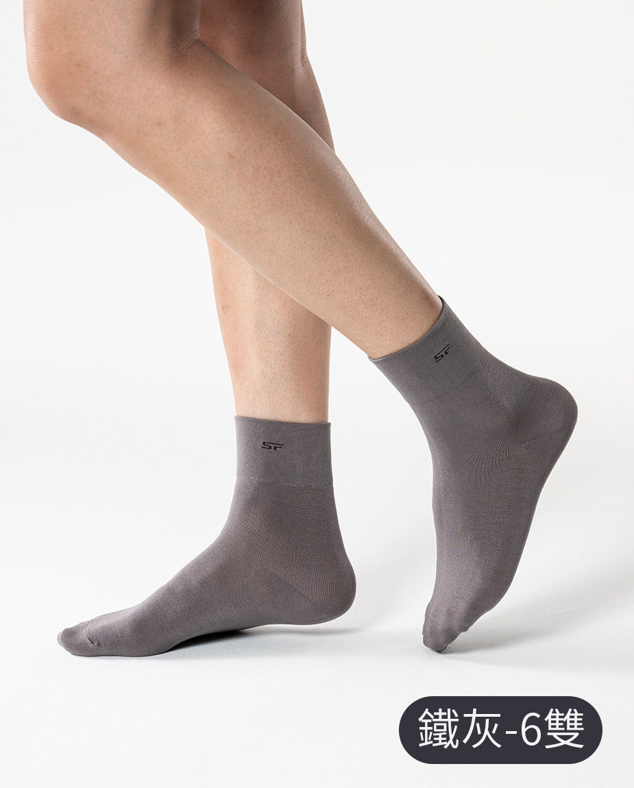 【6雙組】無痕肌1/2男女適用襪.襪子 S111