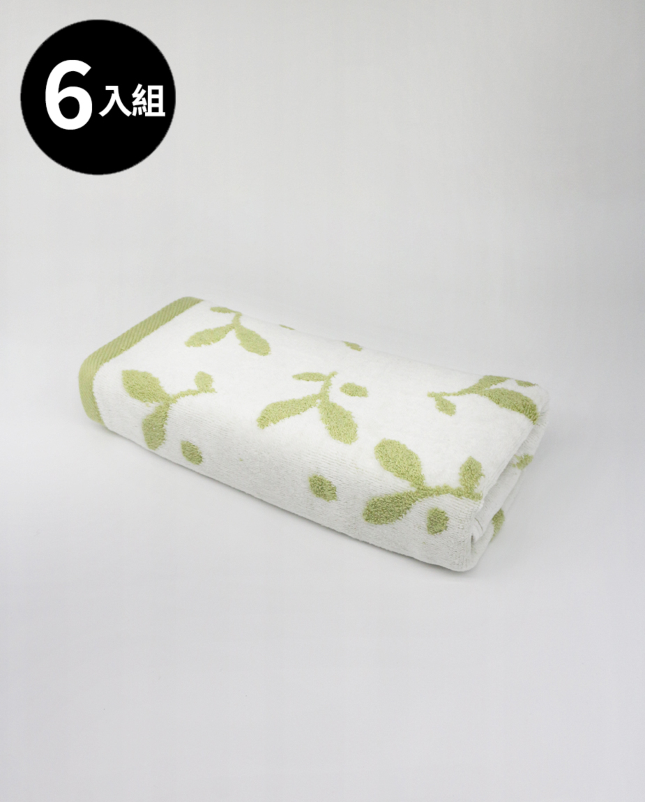 【三花】溫柔小日子毛巾6條-顏色隨機 TF612