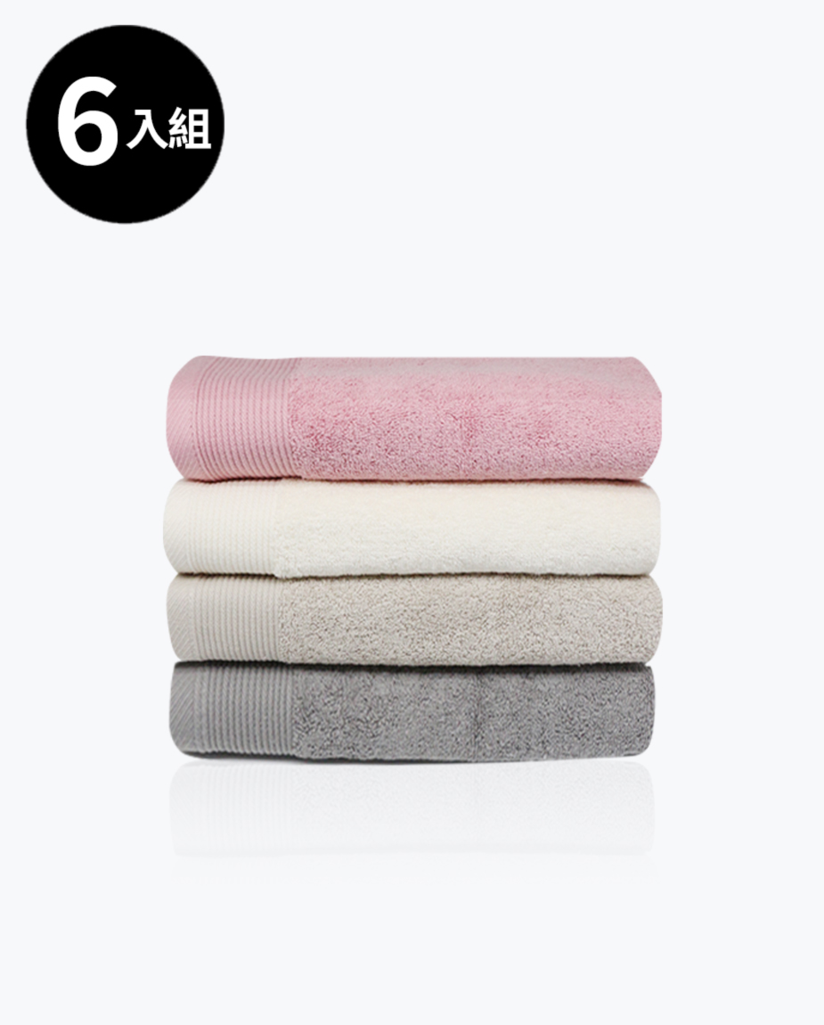 【三花】歲月靜好毛巾6條-顏色隨機 TF616