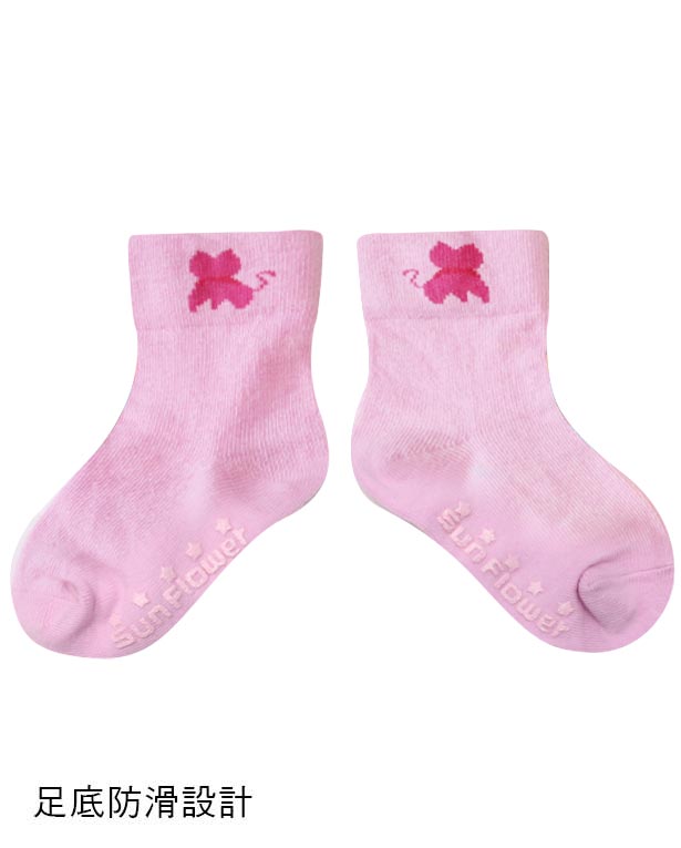 【三花】兒童專用無痕襪.襪子(2-4歲)-貓咪小姐 18中