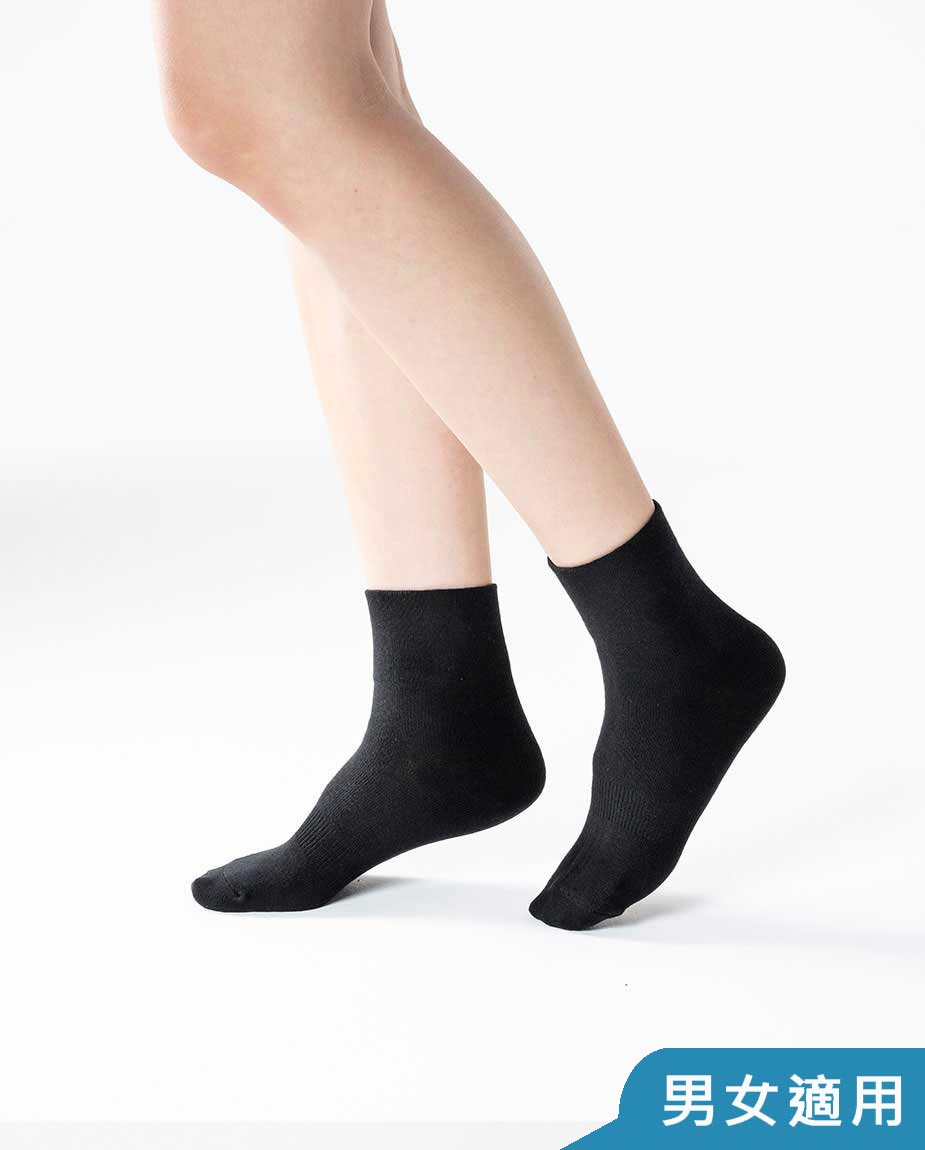 【三花】無痕肌1/2男女休閒襪.襪子(素面款) S112
